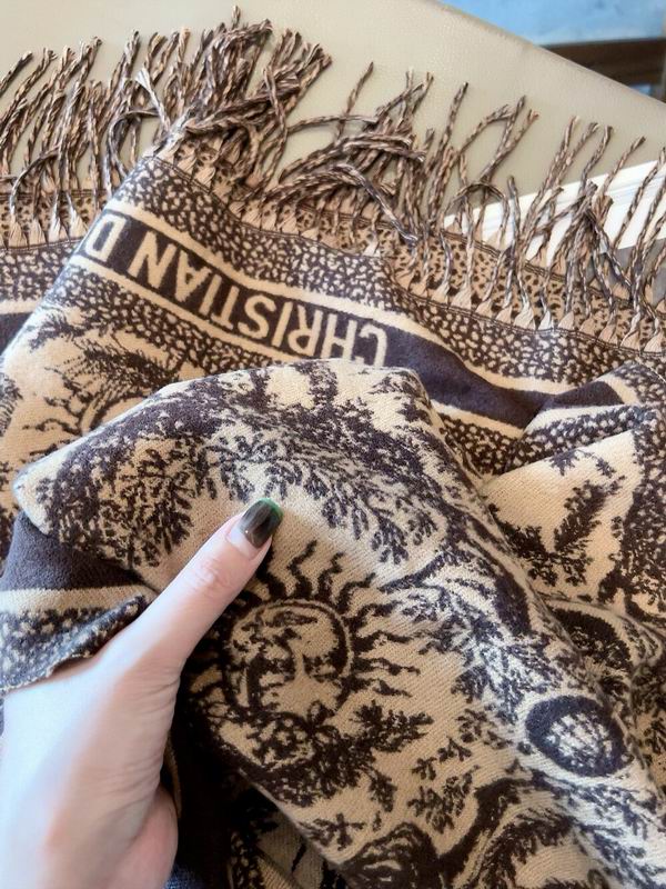 Dior scarf 50X180cm 100%羊毛 E (13)