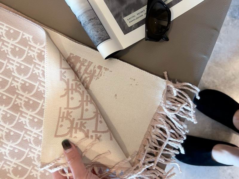 Dior scarf 50X180cm 100%羊毛 E (14)