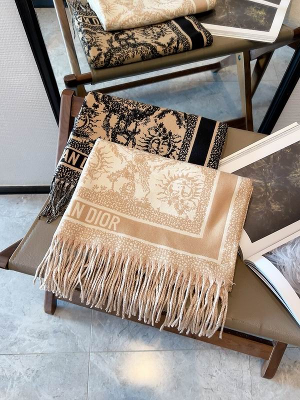 Dior scarf 50X180cm 100%羊毛 E (15)