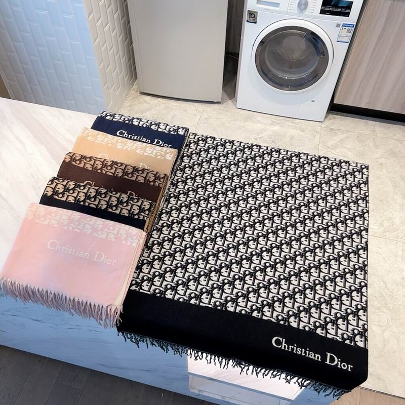 Dior scarf 50X180cm 100%羊毛 E (15)