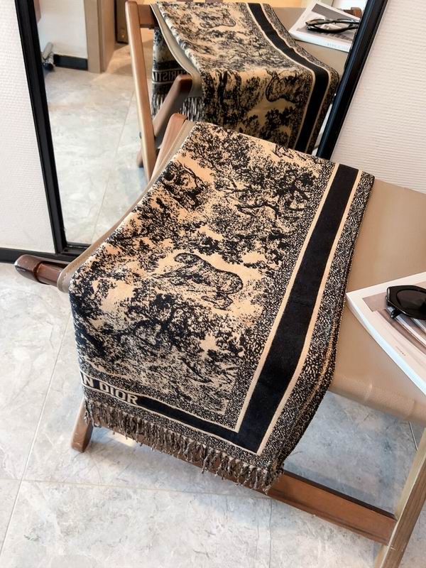Dior scarf 50X180cm 100%羊毛 E (15)