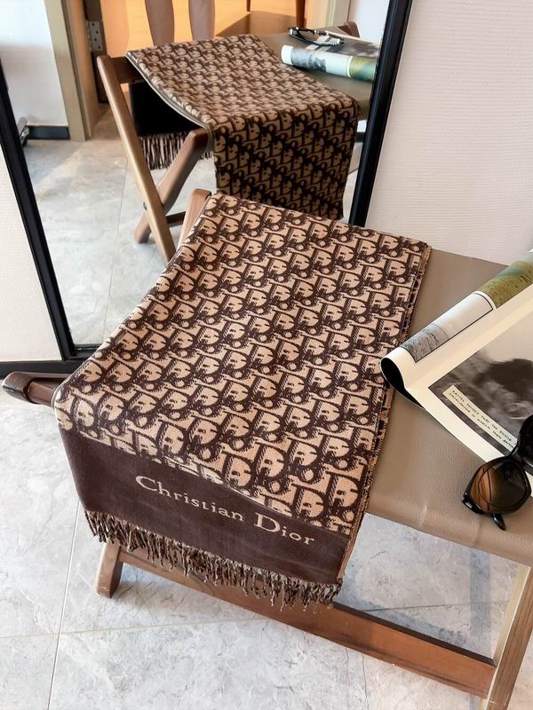 Dior scarf 50X180cm 100%羊毛 E (17)