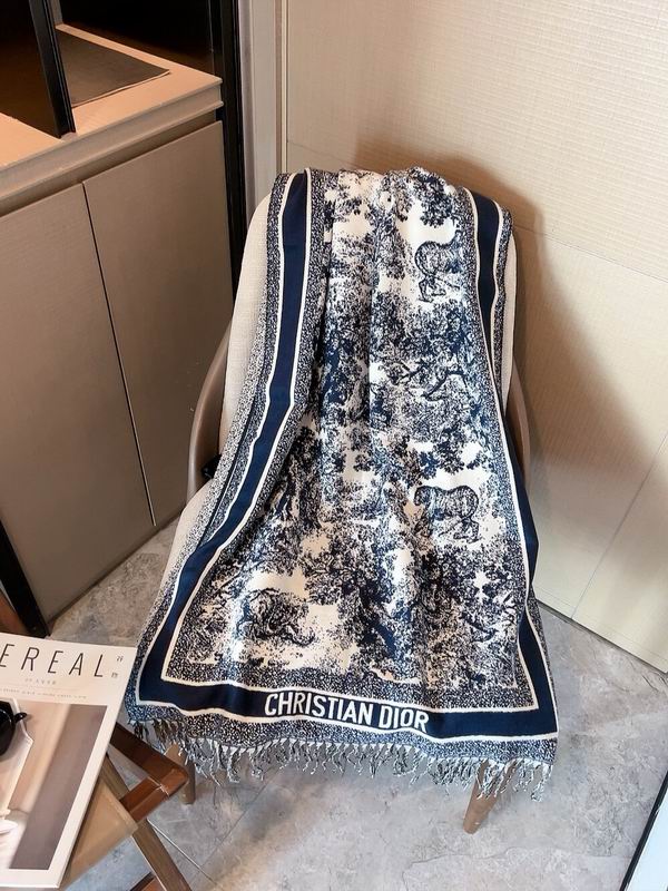 Dior scarf 50X180cm 100%羊毛 E (18)