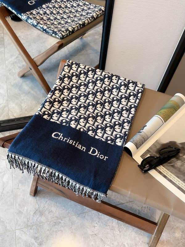Dior scarf 50X180cm 100%羊毛 E (19)