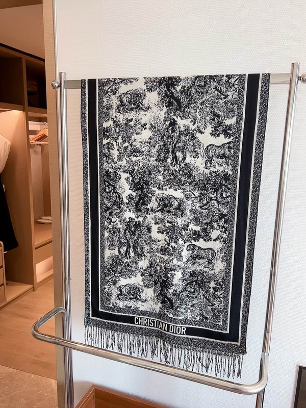 Dior scarf 50X180cm 100%羊毛 E (2)
