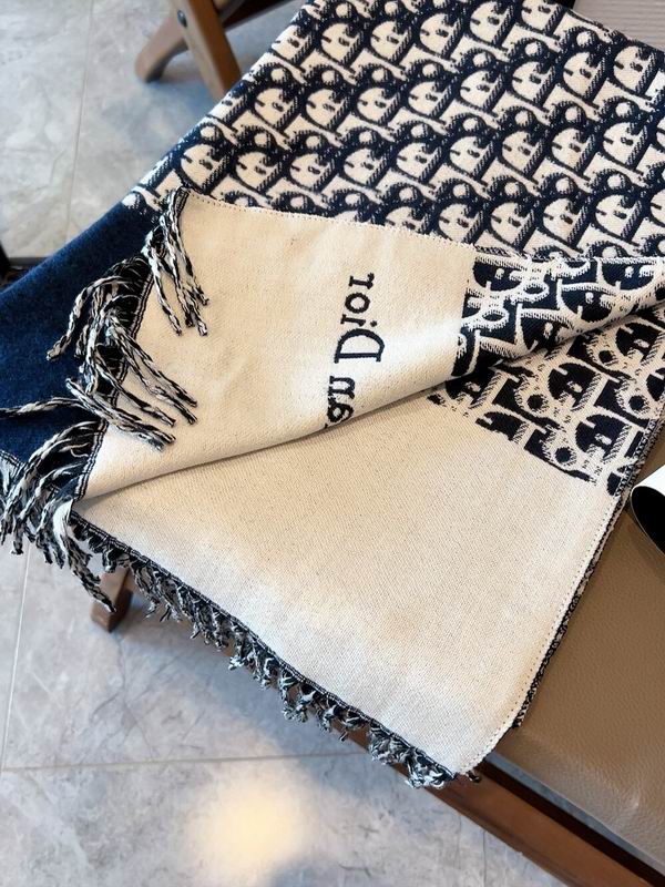 Dior scarf 50X180cm 100%羊毛 E (20)