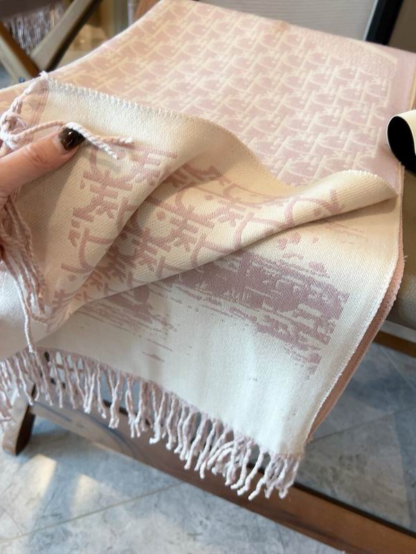 Dior scarf 50X180cm 100%羊毛 E (3)