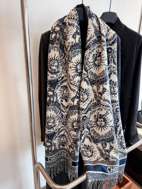 Dior scarf 50X180cm 100%羊毛 E (5)