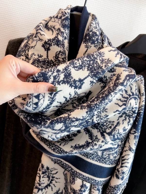 Dior scarf 50X180cm 100%羊毛 E (7)