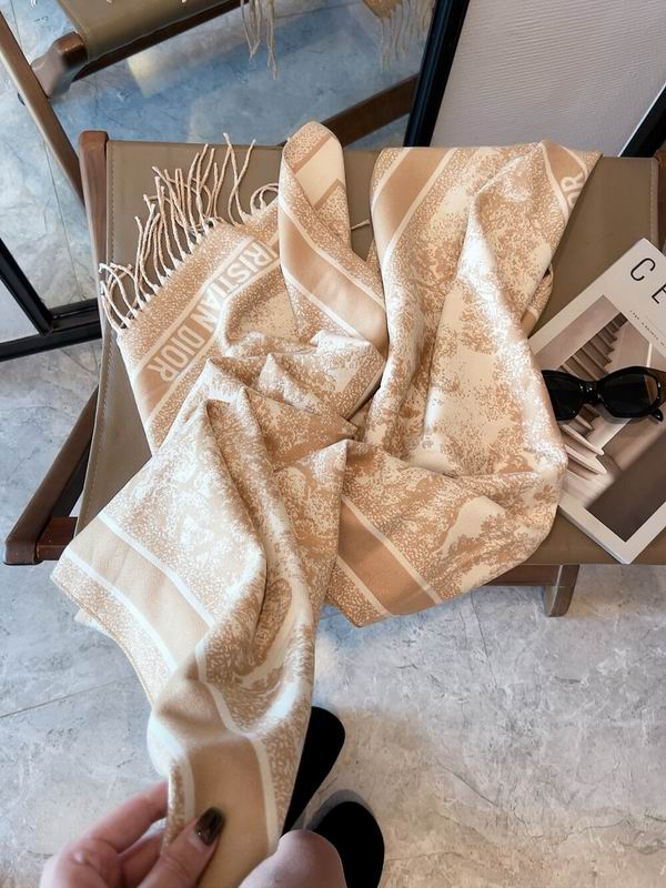 Dior scarf 50X180cm 100%羊毛 E (8)