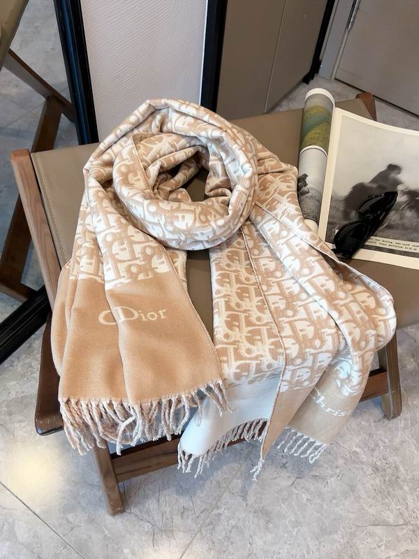 Dior scarf 50X180cm 100%羊毛 E (9)