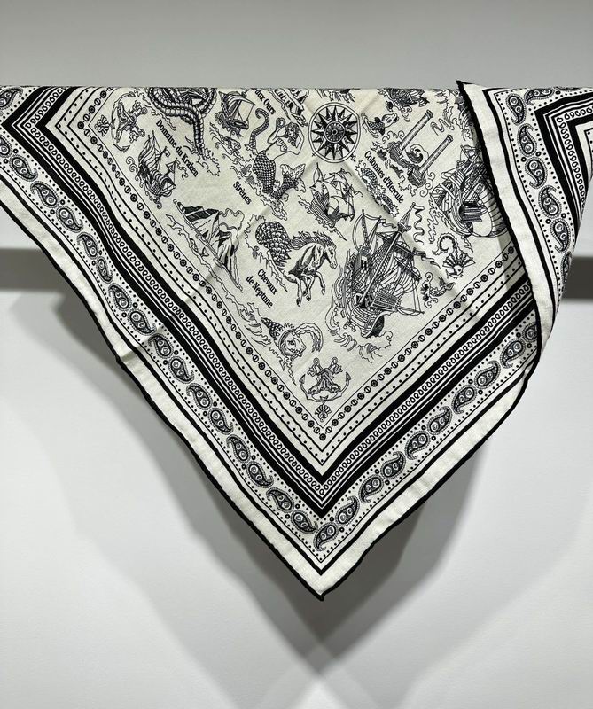 Dior scarf 70X70cm E (6)