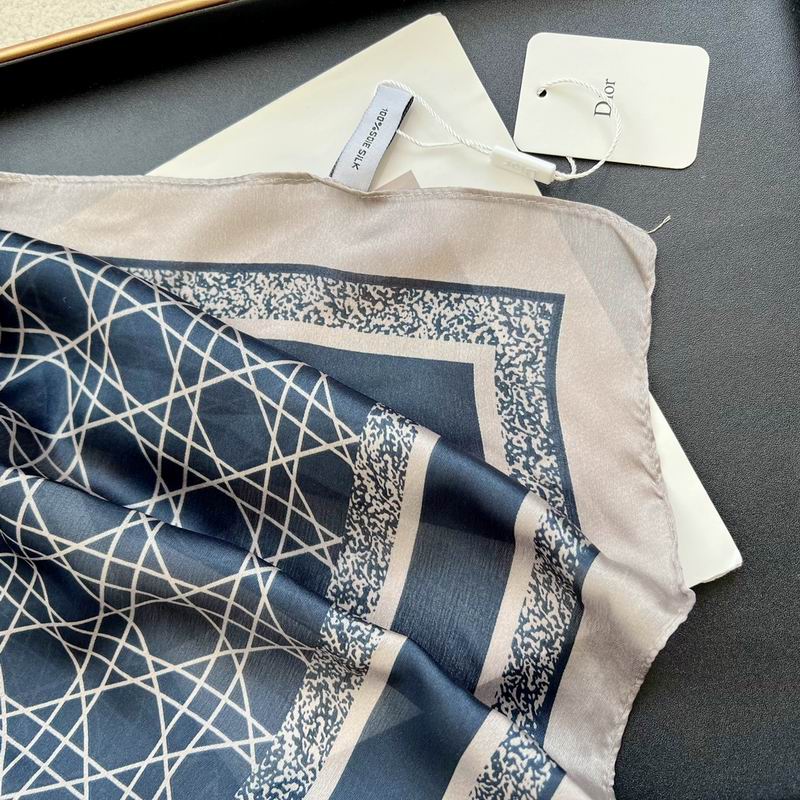 Dior silk scarf 180-90cm E (18)