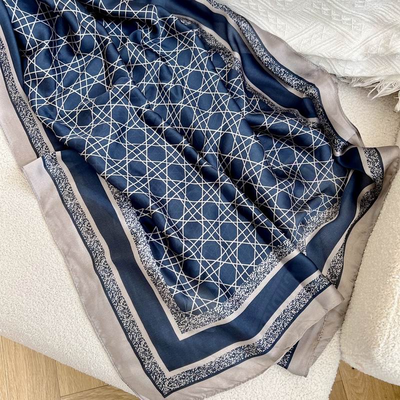 Dior silk scarf 180-90cm E (20)