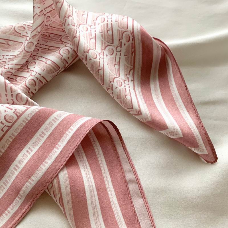 Dior silk scarf 50X50cm E (13)