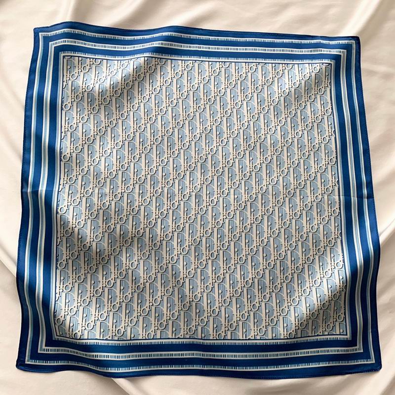 Dior silk scarf 50X50cm E (2)