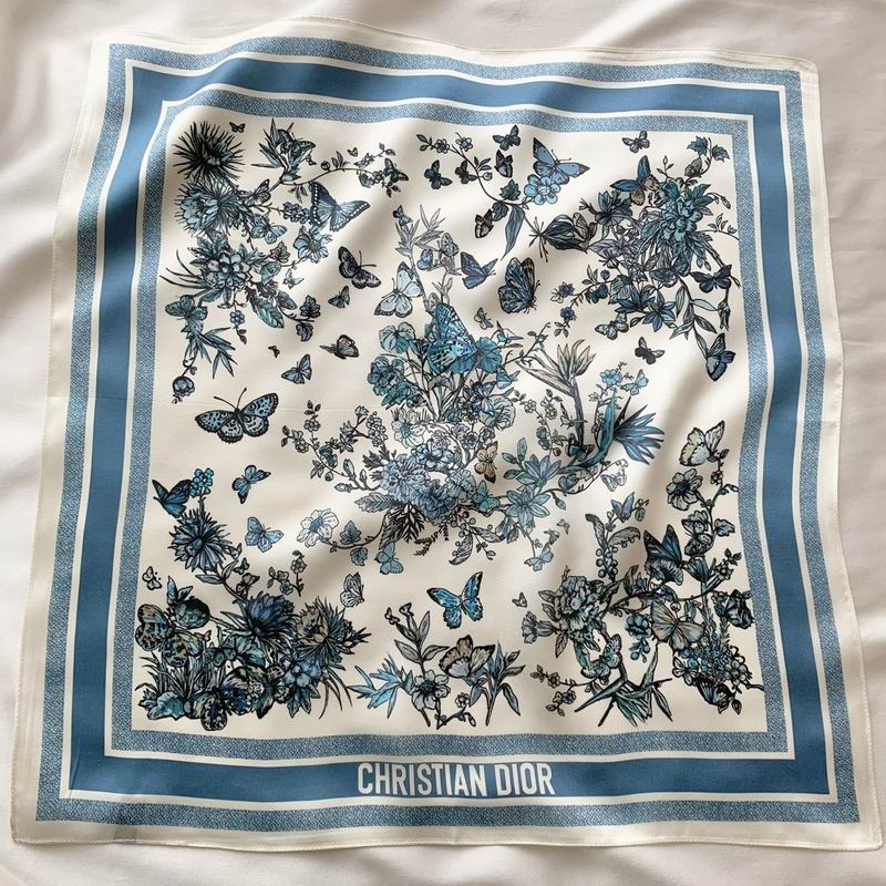 Dior silk scarf 50X50cm E (2)