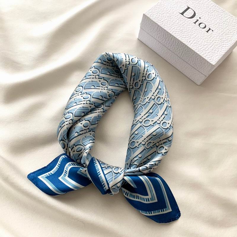 Dior silk scarf 50X50cm E (3)