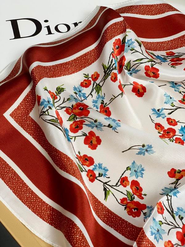 Dior silk scarf 50X50cm E (3)