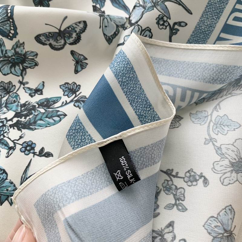 Dior silk scarf 50X50cm E (3)