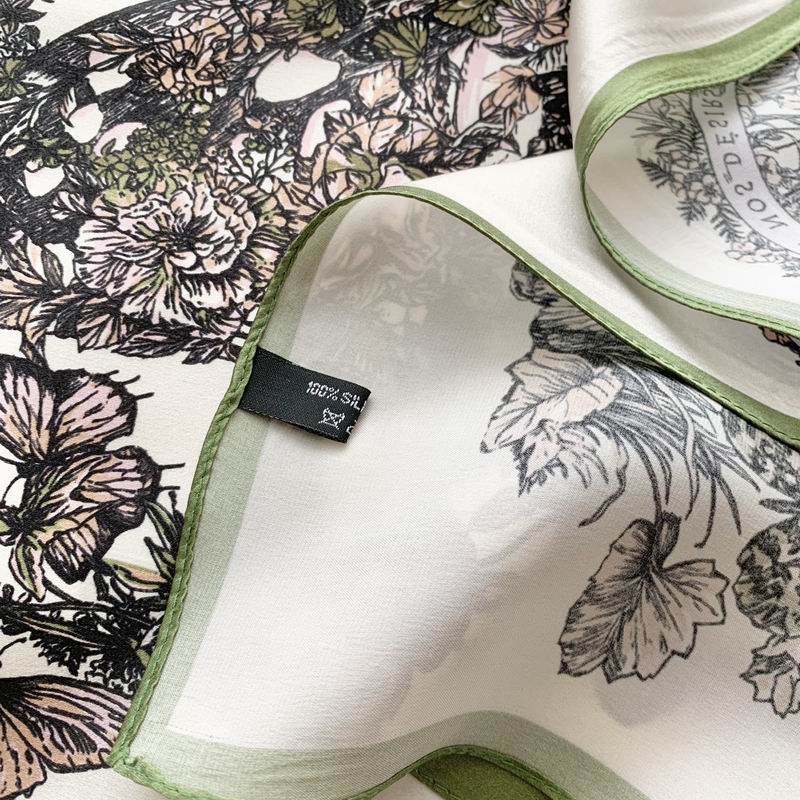 Dior silk scarf 50X50cm E (4)