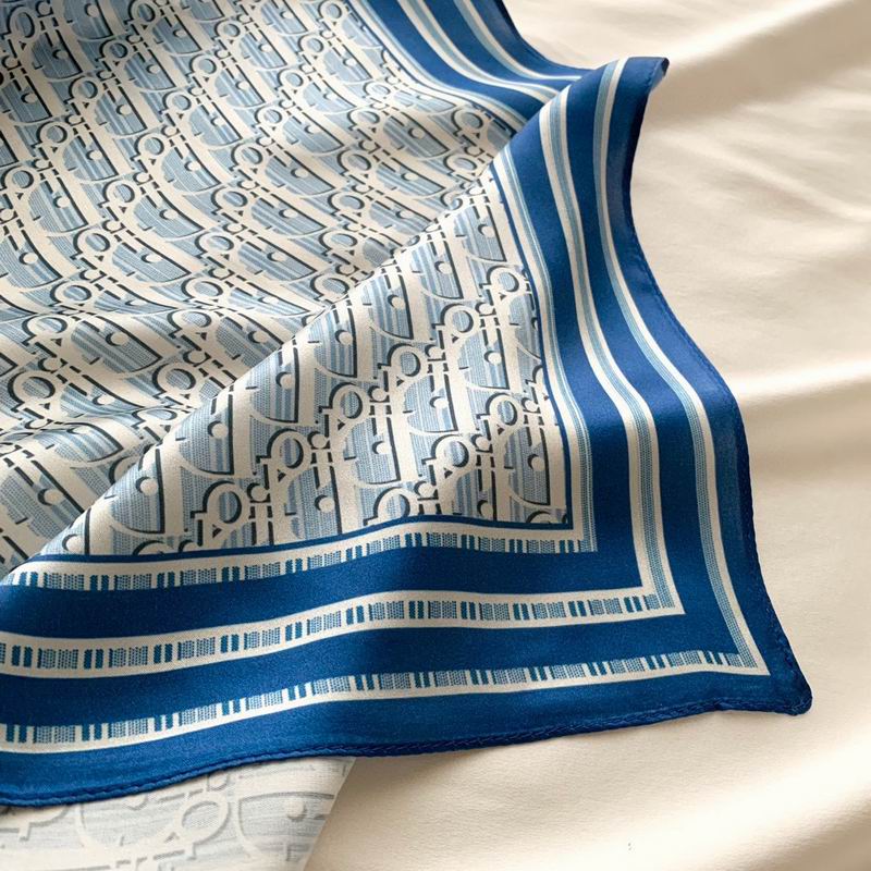 Dior silk scarf 50X50cm E (5)