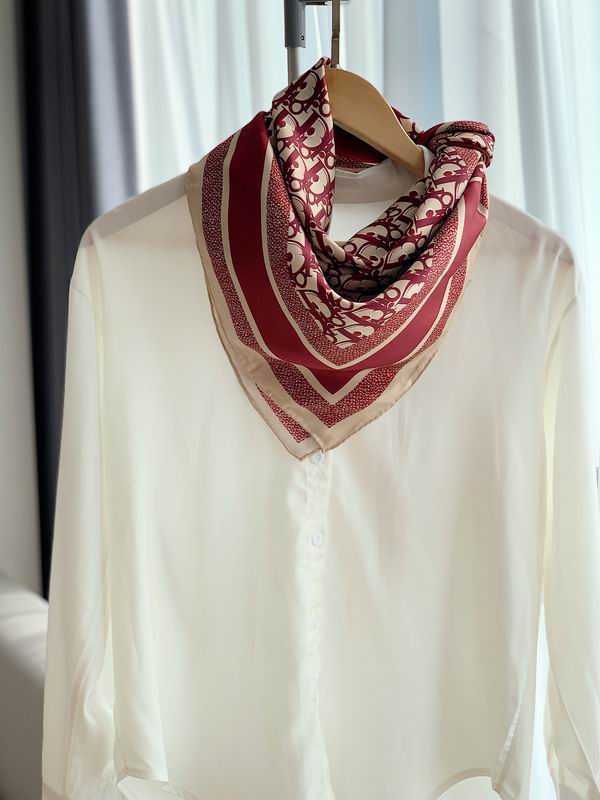Dior silk scarf 90X90cm E (1)