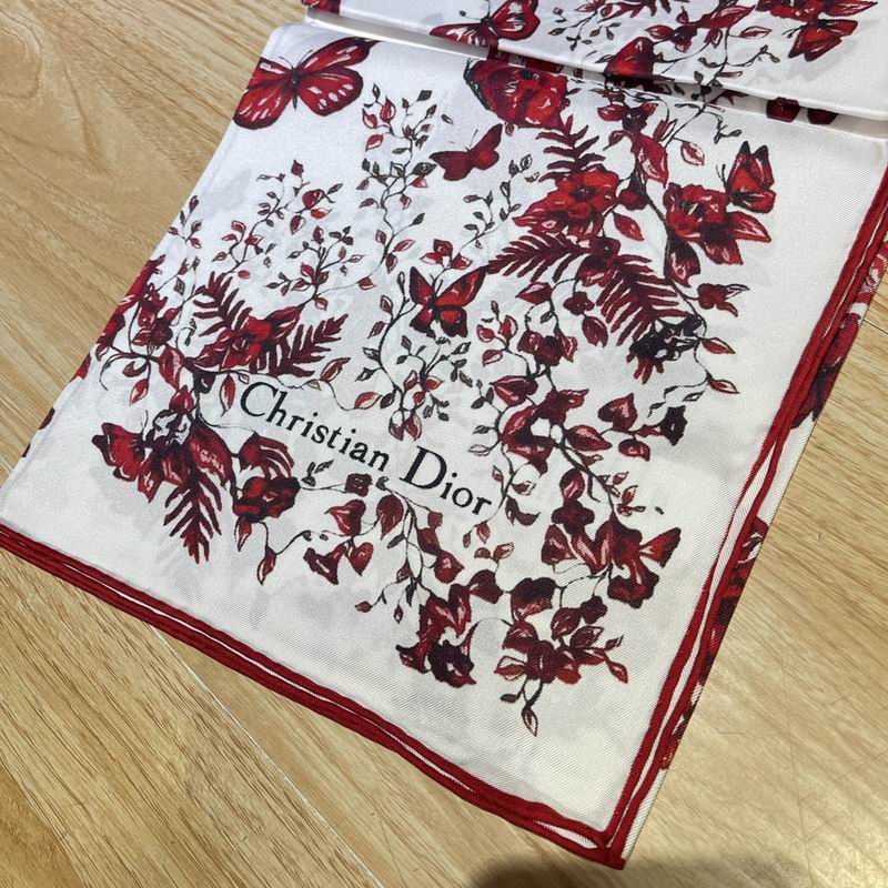 Dior silk scarf 90X90cm E (1)