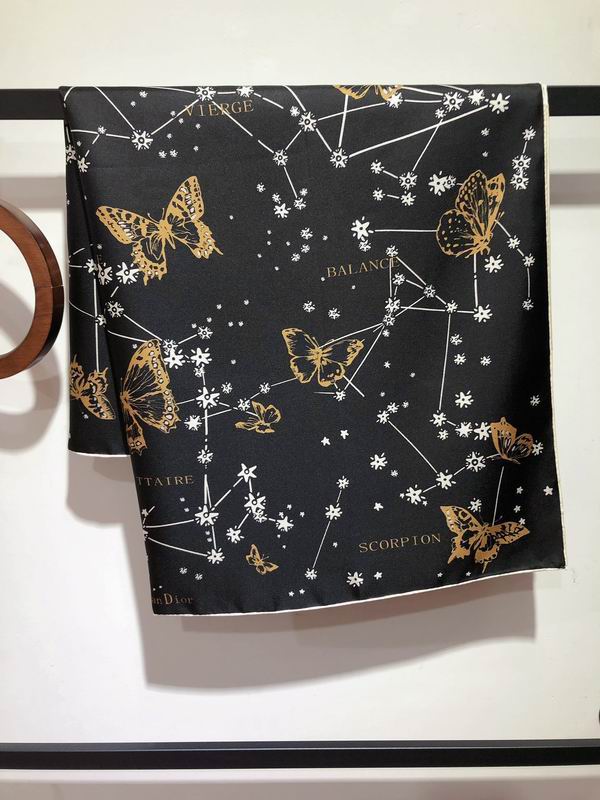 Dior silk scarf 90X90cm E (1)