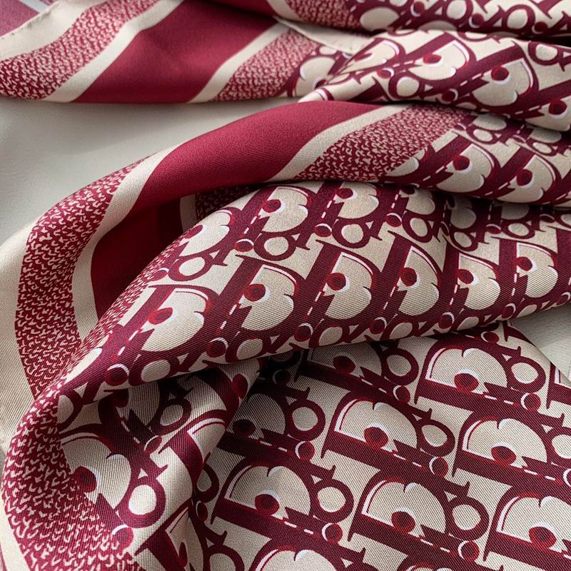 Dior silk scarf 90X90cm E (10)