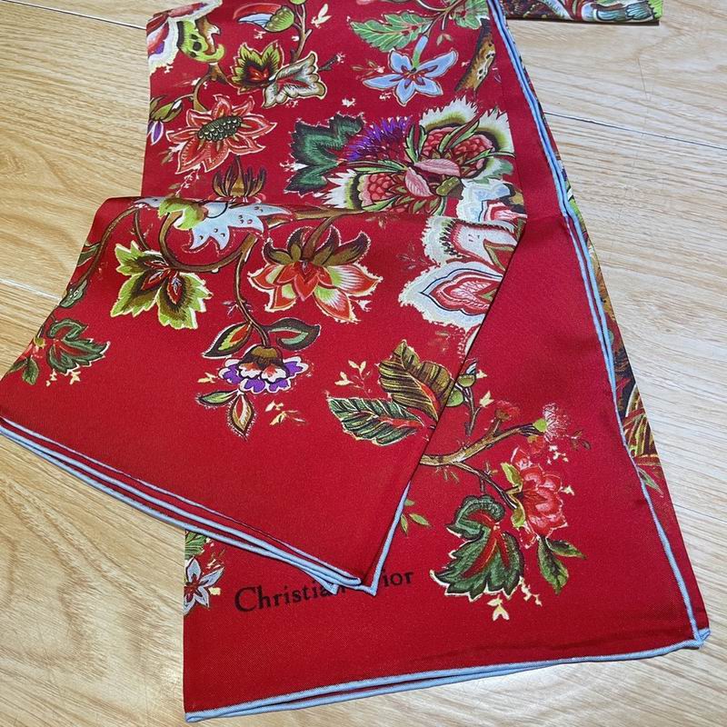 Dior silk scarf 90X90cm E (10)