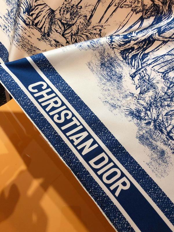 Dior silk scarf 90X90cm E (11)