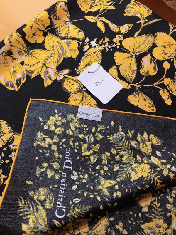 Dior silk scarf 90X90cm E (15)