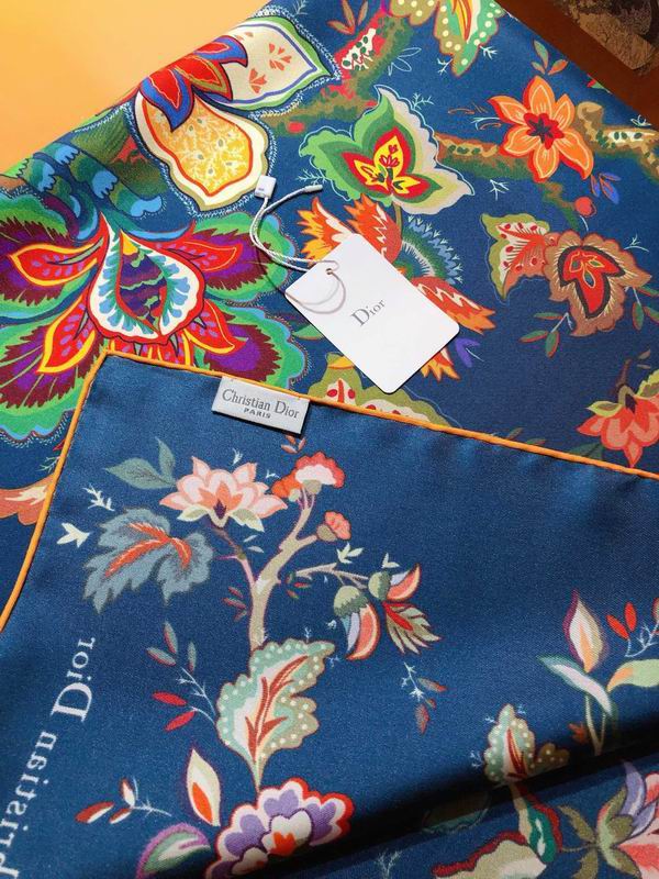 Dior silk scarf 90X90cm E (15)