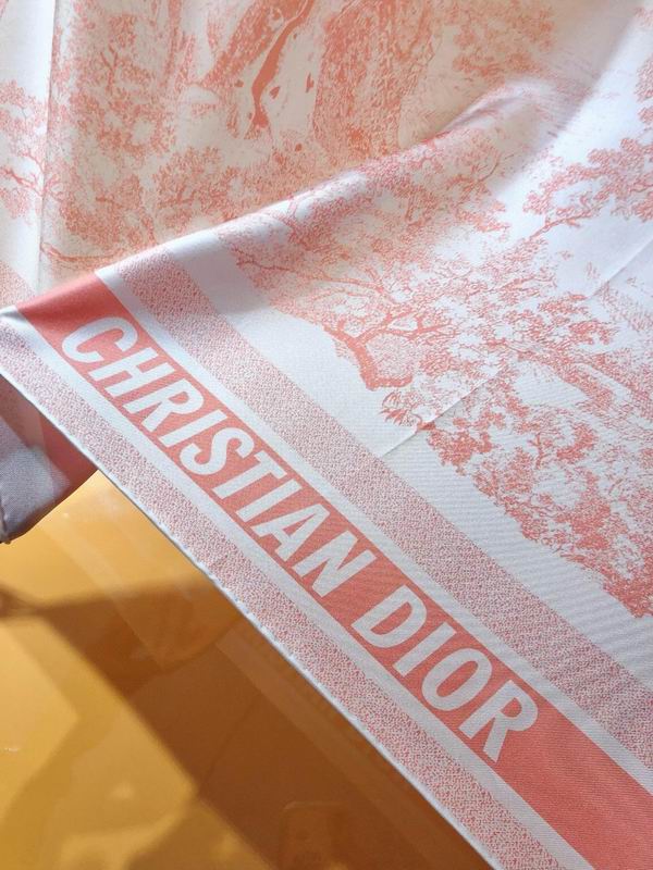 Dior silk scarf 90X90cm E (18)