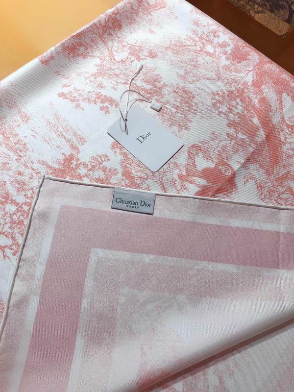 Dior silk scarf 90X90cm E (19)