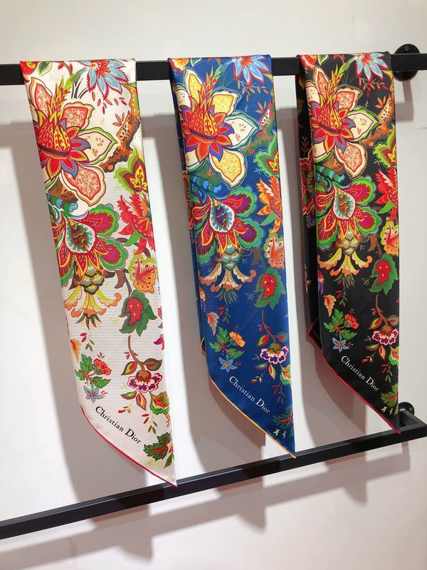 Dior silk scarf 90X90cm E (19)