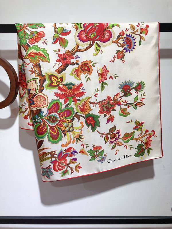 Dior silk scarf 90X90cm E (20)