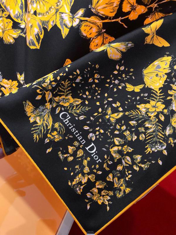 Dior silk scarf 90X90cm E (22)