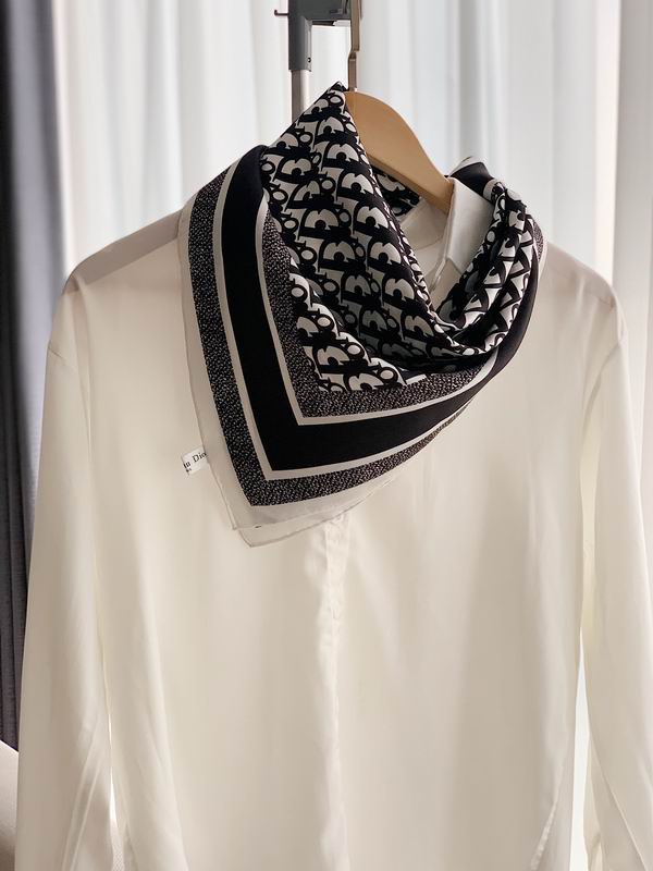 Dior silk scarf 90X90cm E (22)