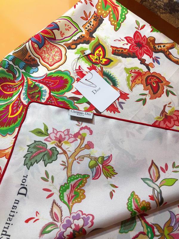 Dior silk scarf 90X90cm E (22)