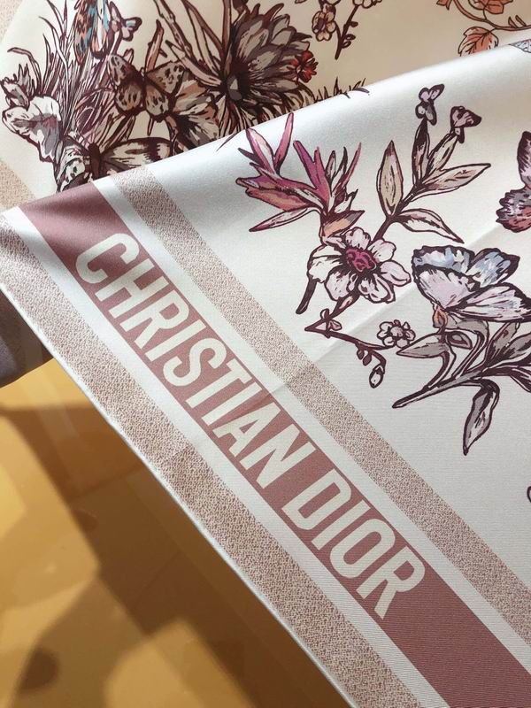 Dior silk scarf 90X90cm E (26)