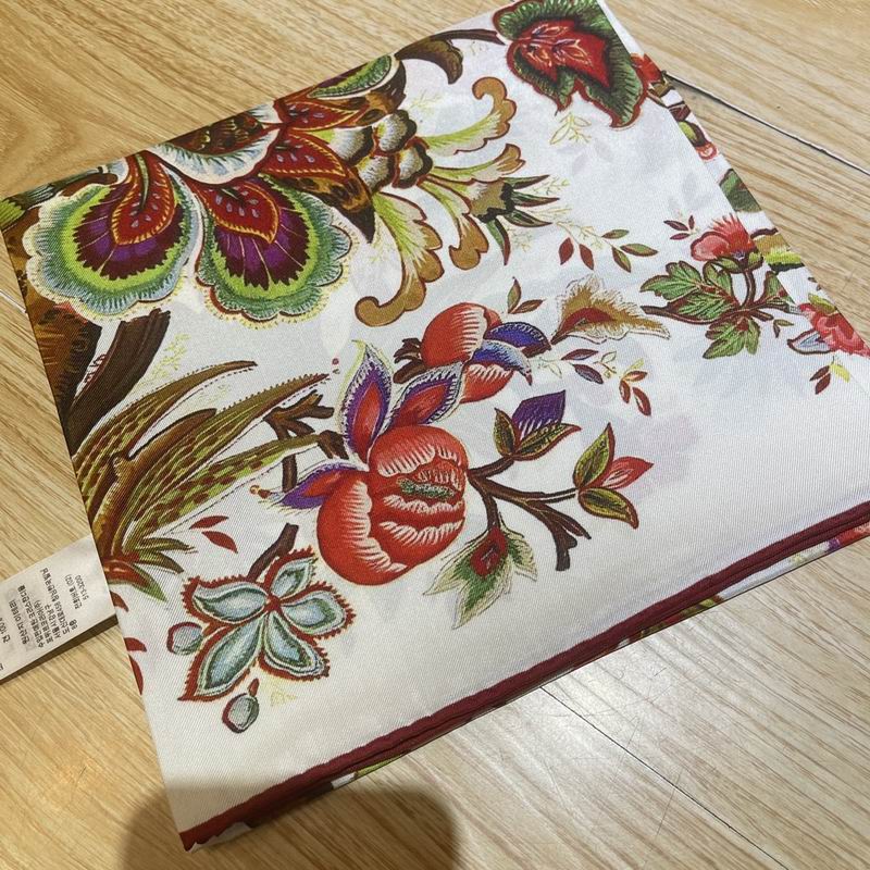 Dior silk scarf 90X90cm E (6)