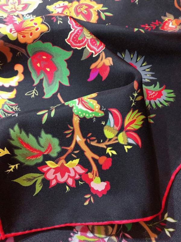 Dior silk scarf 90X90cm E (6)