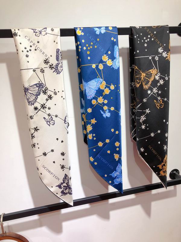 Dior silk scarf 90X90cm E (6)