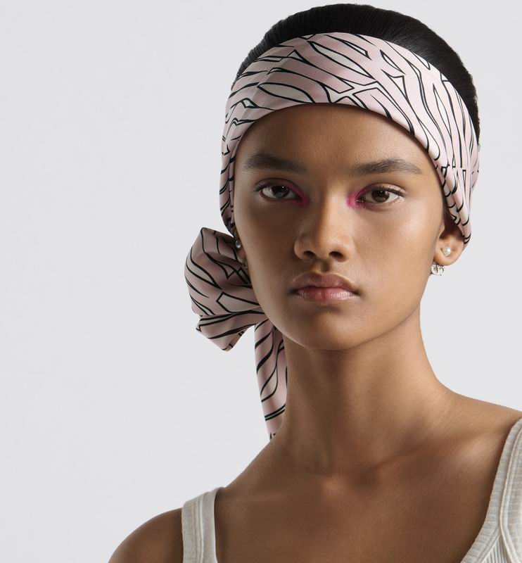 Dior silk scarf 90X90cm E (7)