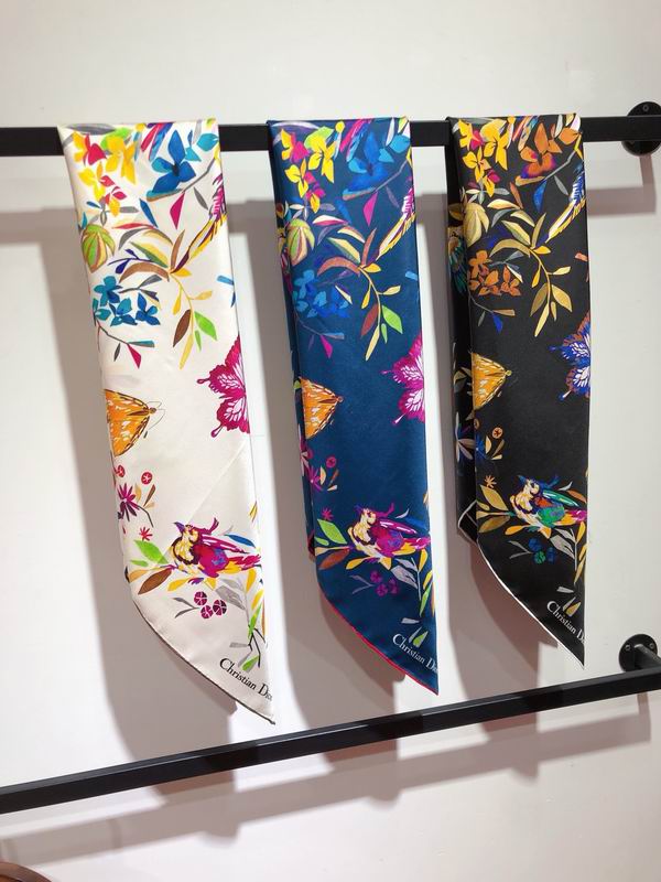 Dior silk scarf 90X90cm E (9)