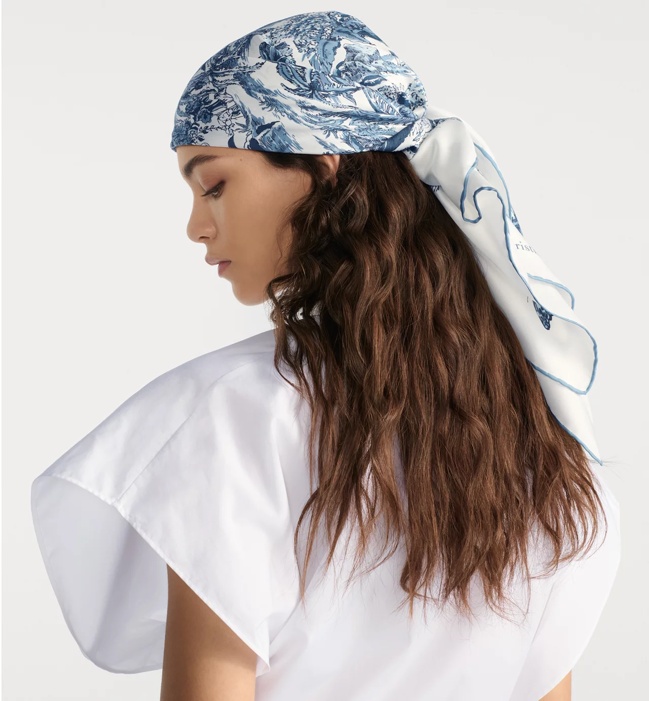 Dior silk scarf 90X90cm E02 (10)