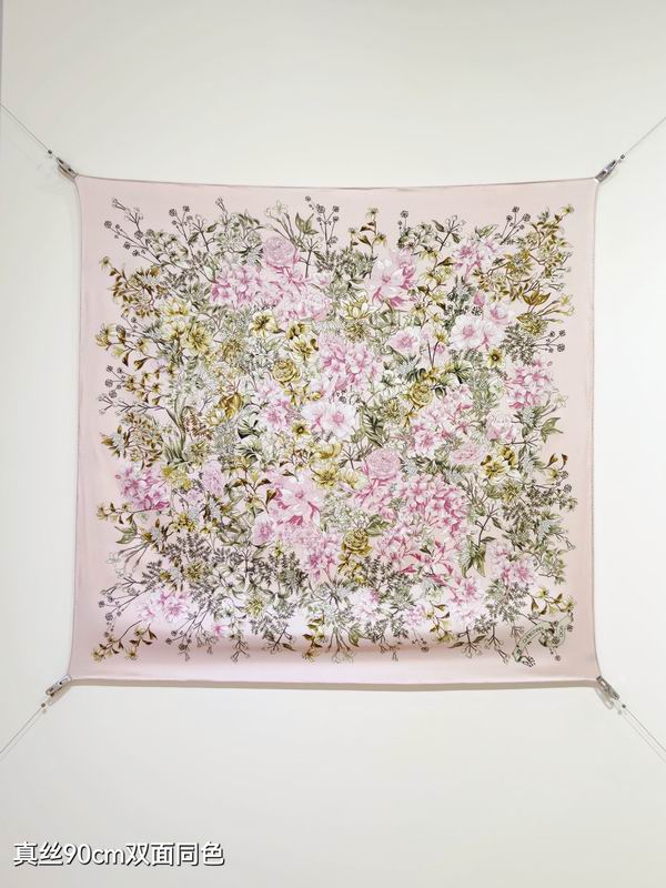 Dior silk scarf 90X90cm E03 (20)