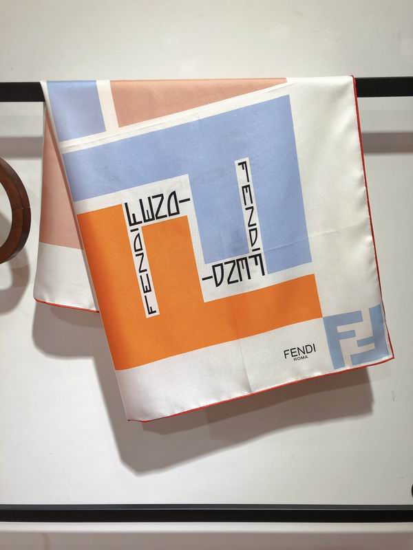 Fendi  silk scarf 90X90cm E (1)